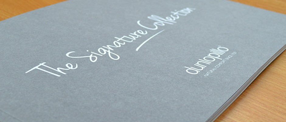 bedding manufacturer brochure design